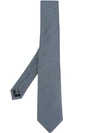 GIEVES & HAWKES GIEVES & HAWKES EMBROIDERED TIE - BLUE,G3779EO0203812645112