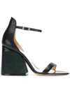 MAISON MARGIELA MAISON MARGIELA FLARE HEEL SANDALS - BLACK,S58WP0115SY117112822229