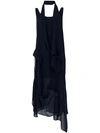 CHRISTIAN WIJNANTS Daria scarf-detail asymmetric midi dress,DARIA12837792