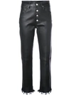 AMIRI fitted biker trousers,WBLSLFRG12859554