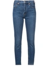 RE/DONE HIGH RISE SKINNY JEANS,1883WHRAC12804418