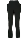 MUGLER WIDE POCKET CROPPED TROUSERS,18S1PA022244212855567