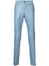 LORDS AND FOOLS LORDS AND FOOLS TAILORED SLIM FIT TROUSERS - BLUE,S18MIAMI30112831125