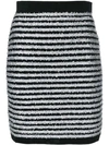 BALMAIN striped knit mini skirt,134577M12412833292