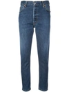 RE/DONE HIGH RISE CROPPED JEANS,1003HRCB12792044