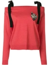 ROCHAS embellished jumper,ROPM754367RMY200012822020