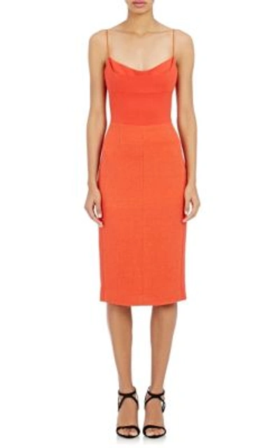 Narciso rodriguez wool bustier dress cheap