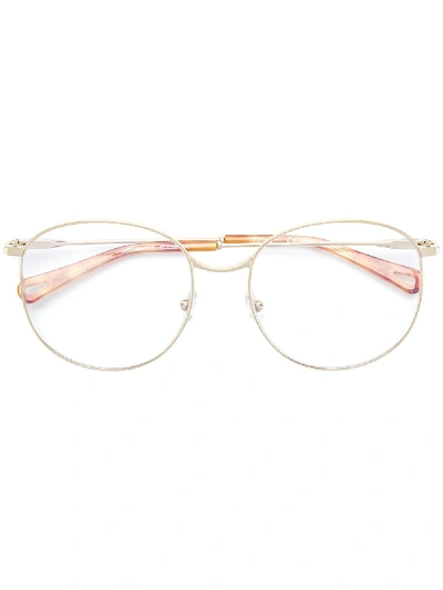 Chloé Palma Glasses In Metallic