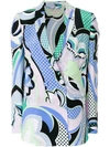EMILIO PUCCI printed double-breasted blazer,82RB258272312839149