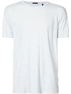 Atm Anthony Thomas Melillo Slub Jersey Crewneck T-shirt In Blue