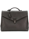 BOTTEGA VENETA espresso Intrecciato nappa briefcase,122139V465112751207