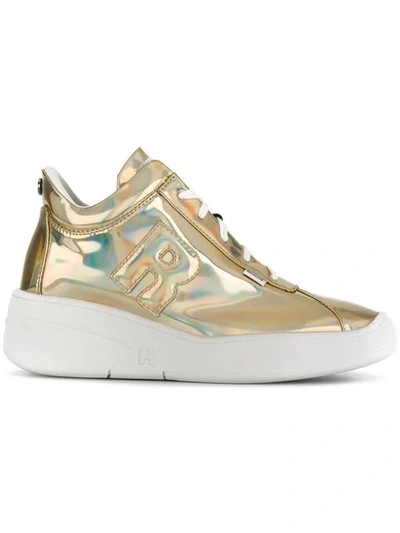 Rucoline Chunky Sole High Top Trainers - Metallic