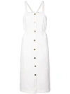 APIECE APART apron-style button dress,AA2801TD12827286