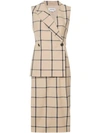 MONSE Mon Louise plaid dress,MS18R0302LPG12653350