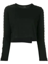 3.1 PHILLIP LIM / フィリップ リム long-sleeve cropped T-shirt,S1811903HCJ12812839
