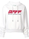 OFF-WHITE OFF-WHITE OFFF PRINT HOODIE,OWBB016S18003124012012842698