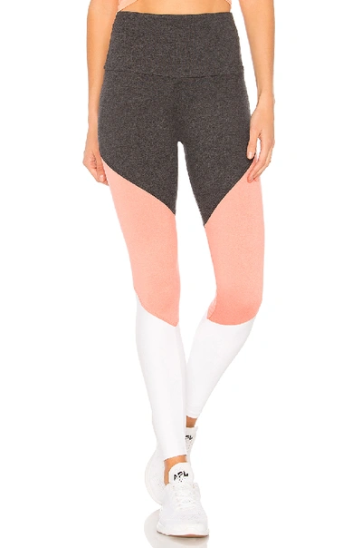 Onzie High Rise Track Legging In Peach