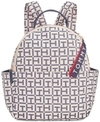 TOMMY HILFIGER CLASSIC TOMMY LOGO CANVAS MEDIUM BACKPACK