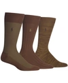 Polo Ralph Lauren Men's 3-pk. Supersoft Birdseye Dress Socks In Chocolate