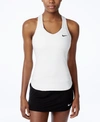 Nike Court Racerback Dri-fit Tennis Tank Top In White