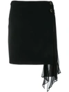 GIVENCHY SIDE-FRILL FITTED SKIRT,BW402A10EF12855700