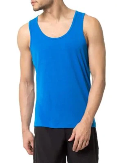 Mpg Spark Knit Tank Top In Blue