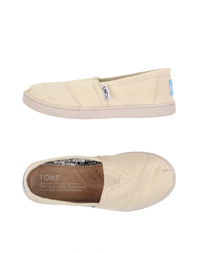 Toms Trainers In Beige