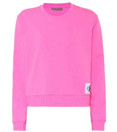 Calvin Klein Jeans Est.1978 棉质混纺运动衫 In Pink