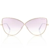 TOM FORD CAT-EYE SUNGLASSES,P00326045-1