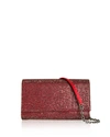 Judith Leiber Fizzoni Full-beaded Clutch Bag In Red