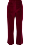 ALTUZARRA Nettle cotton-blend velvet bootcut pants,AU 13331180552099397