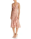 SAU LEE AMELIA SLEEVELESS FLORAL-LACE DRESS,1018-ED18