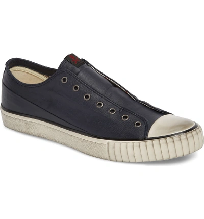 John Varvatos Men's Bootleg Laceless Low-top Trainers In Blue