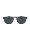 SAINT LAURENT SAINT LAURENT EYEWEAR 飞行员风格方框太阳眼镜 - 黑色,SL28METAL12842520