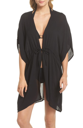 black caftan cover up