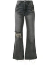 ADAPTATION RIPPED WIDE LEG JEANS,AW70011CA912614072