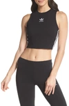 Adidas Originals  Adicolor Classics Cropped Tank Top In Black