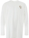 Ih Nom Uh Nit Chest Patch Oversize T-shirt - White In White