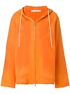 GOLDEN GOOSE GOLDEN GOOSE DELUXE BRAND HOODED ZIPPED JACKET - YELLOW,G32WP030A212821067