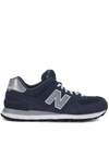 NEW BALANCE SNEAKER NEW BALANCE 574 IN SUEDE AND BLUE NAVY MESH FABRIC,10564461