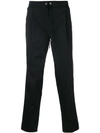 Moncler Side Striped Track Trousers - Black In 999 Black