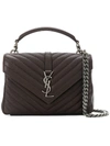Saint Laurent Small Collège Monogram Bag - Pink & Purple In Pink & Purple