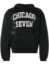 Oamc Chicago Seven Hoodie In Black