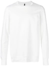 ATTACHMENT ATTACHMENT LOGO PRINT SWEATSHIRT - WHITE,KJ8108412821820