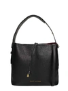 MARC JACOBS HOBO BAG IN BLACK LEATHER,10565738