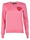 DSQUARED2 WOOL SWEATER PULLOVER,10565639