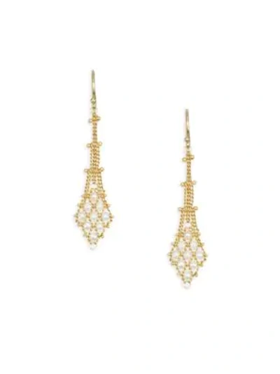 Amali Women's 18k Yellow Gold & Pearl Drop Earrings