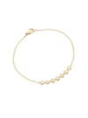AMALI 2.3MM White Freshwater Pearl & 18K Yellow Gold Chain Bracelet