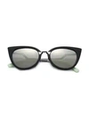 FENDI Zig-Zag Arm 52MM Cat Eye Sunglasses