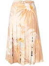 MAISON MARGIELA pleated A-line skirt,S29MA0355S4890112653676